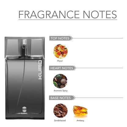 Ajmal Kuro Eau De Parfum for Men 90ml