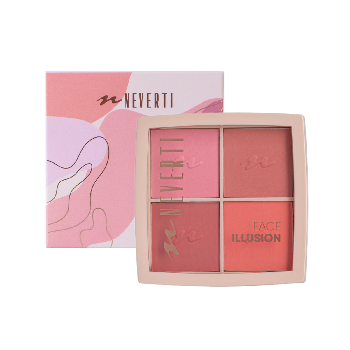 Neverti Face Illusion Blush Palette Neverti Face Illusion Blush Palette