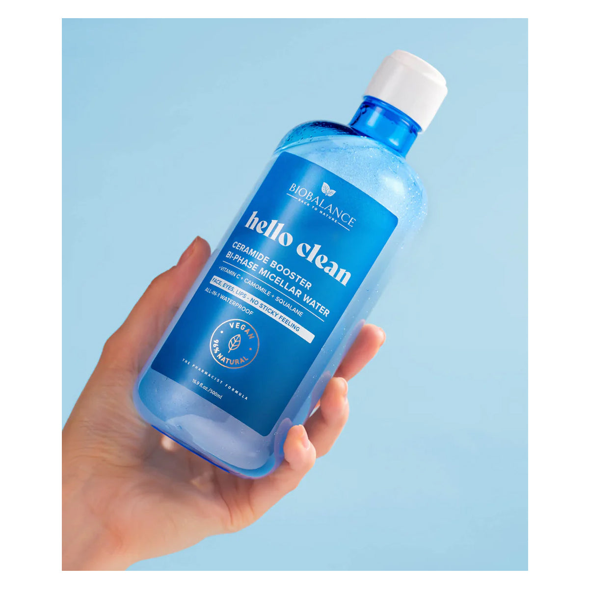 Bio Balance Hello Clean Ceramide Booster Bi-Phase Micellar Water 500ml Bio Balance Hello Clean Ceramide Booster Bi-Phase Micellar Water 500ml