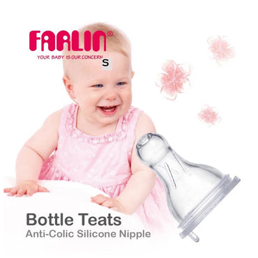 Farlin Stretchy Anti-Colic Silicone Nipple Size S