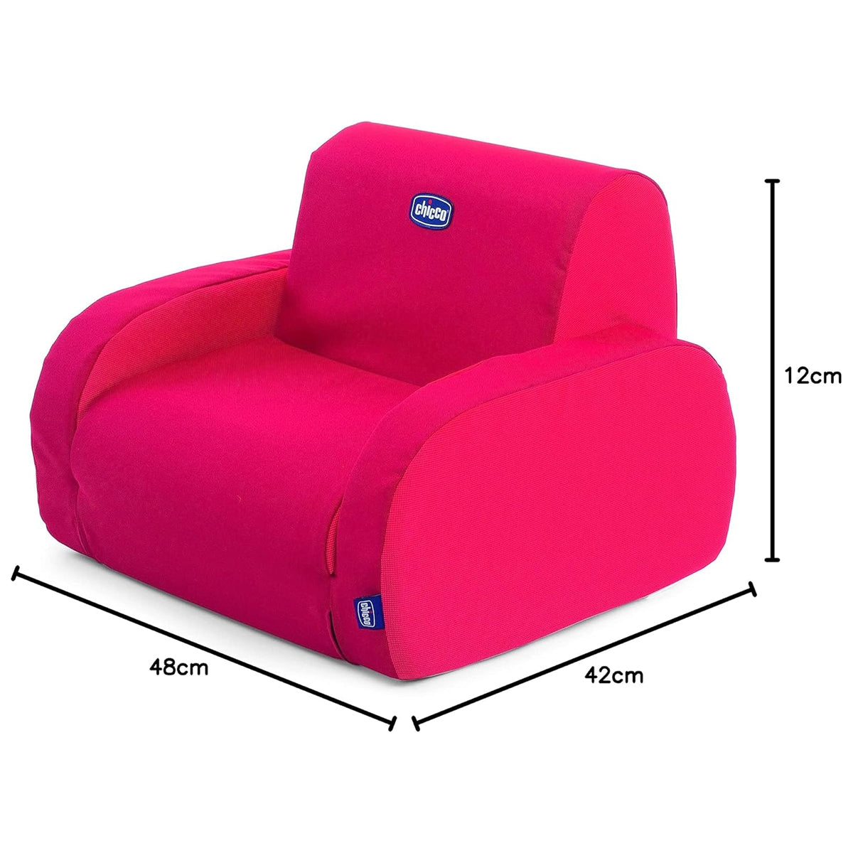 Chicco Padded Chair Twist Sofa Red Chicco Padded Chair Twist Sofa Red