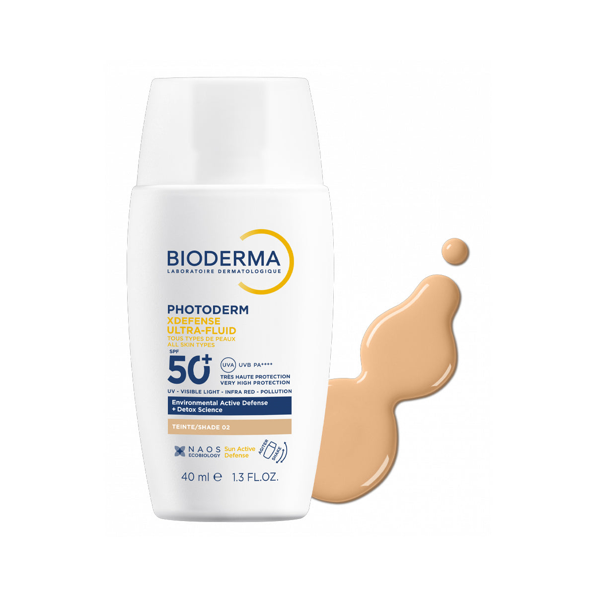 Bioderma Photoderm Xdefense Ultra Fluid Spf50+ 40ml Tinted Shade 02 Bioderma Photoderm Xdefense Ultra Fluid Spf50+ 40ml Tinted Shade 02