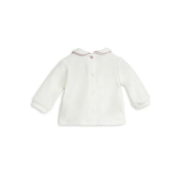 Chicco Girls Light Lilac Applique Smock with Legging