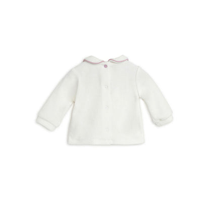 Chicco Girls Light Lilac Applique Smock with Legging