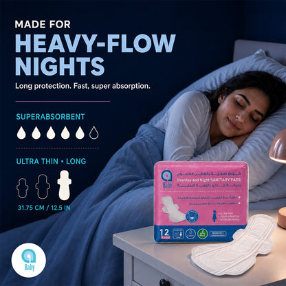 Ababy Overday And Night Pads 12 Pcs