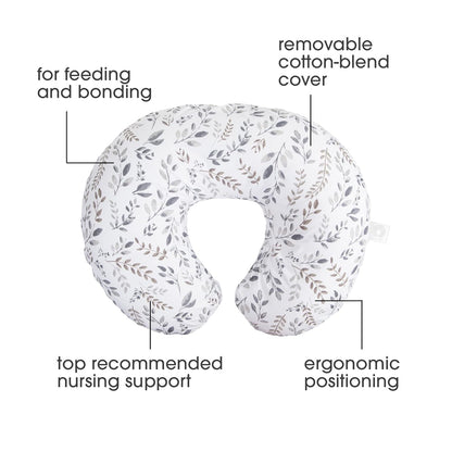 Chicco Boppy Original Support Grey Leaves