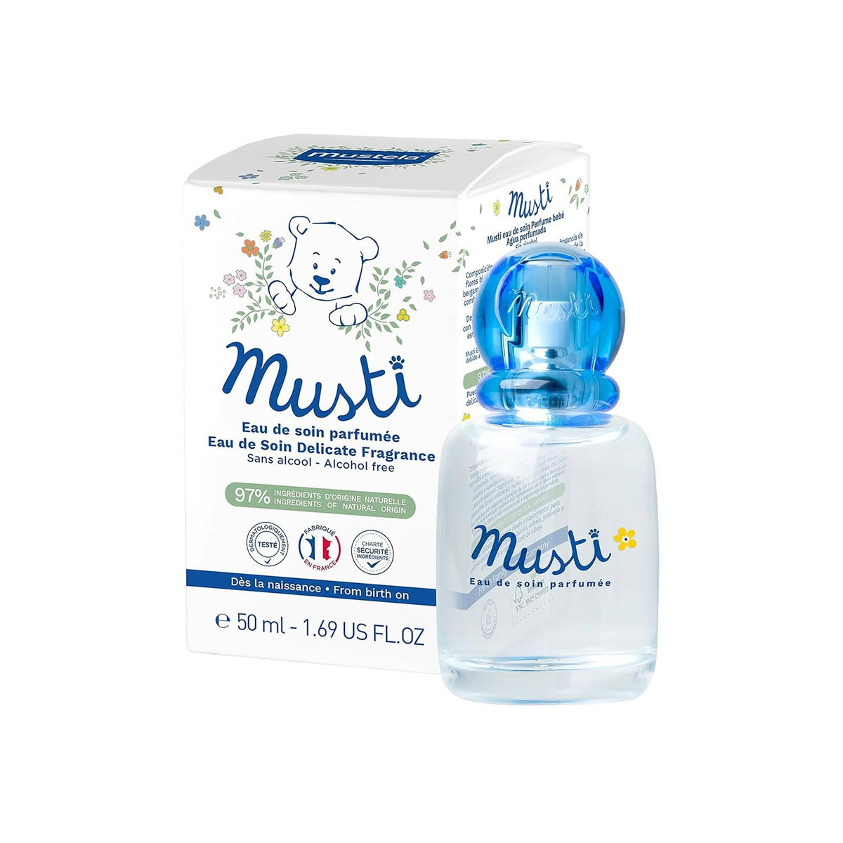 Mustela Baby Musti Eau De Soin Delicate Fragrance 50ml Gift Box