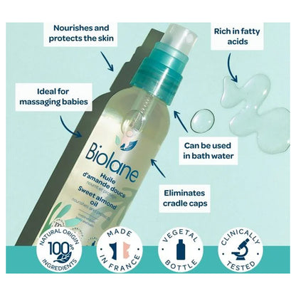 Biolane Sweet Almond Oil 75ml
