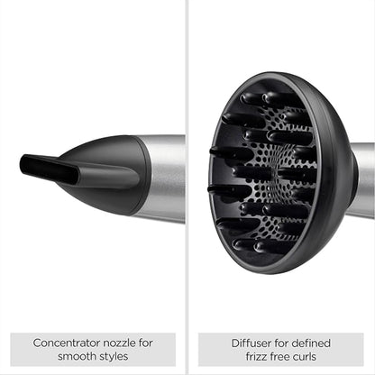Babyliss Cosmos Lightweight Hair Dryer With Diffuser 2000w  Ionic Hair Dryer 3 Heat 2 Speed