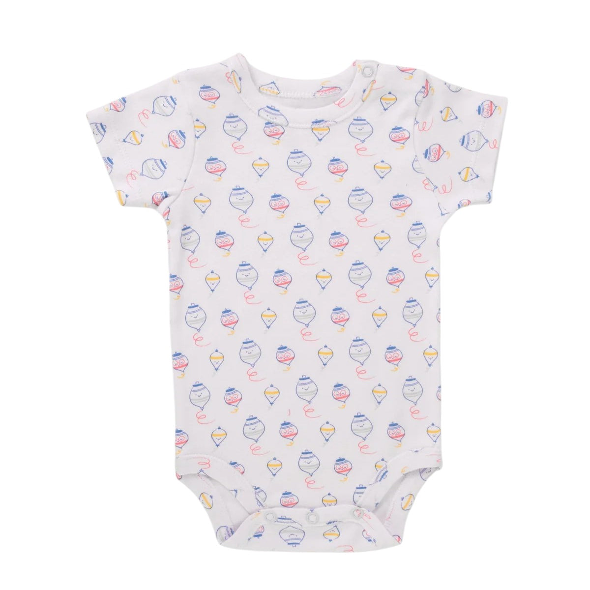 Junior Bodysuit Short Sleeve Spinning Top Junior Bodysuit Short Sleeve Spinning Top