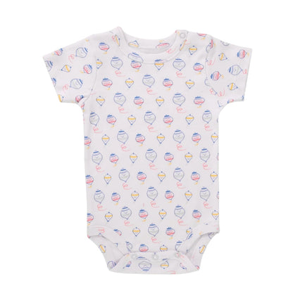 Junior Bodysuit Short Sleeve Spinning Top