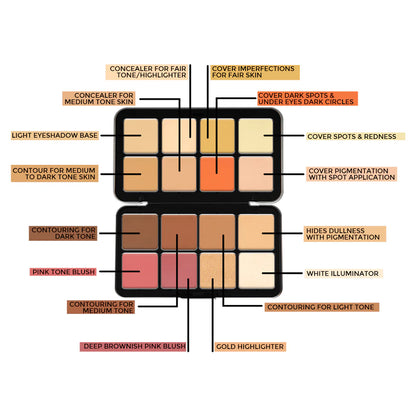 Forever52 Camouflage HD Palette 16 Color - CHP002