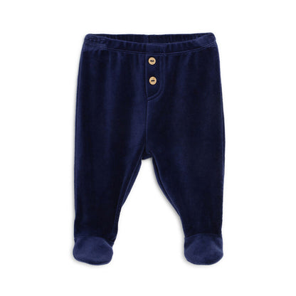 Chicco Boys Dark Blue Applique Smock with Legging 6 Months