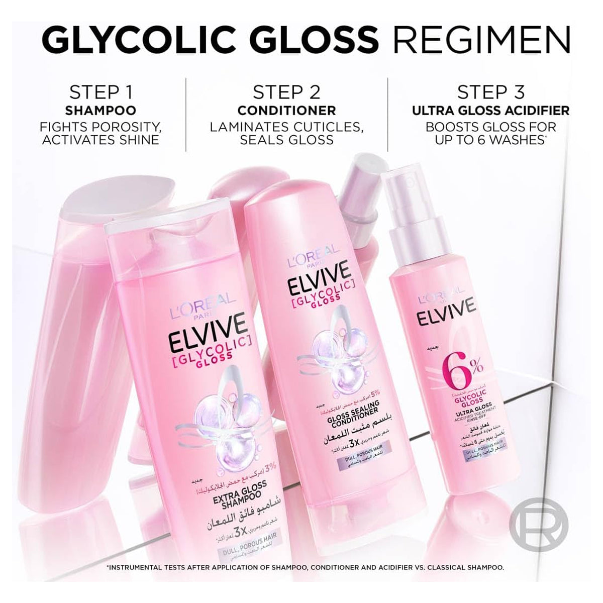 Loreal Elvive Glycolic Gloss Sealing Shampoo 400ml