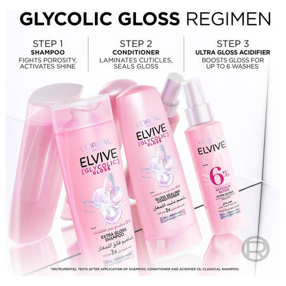 Loreal Elvive Glycolic Gloss Sealing Shampoo 400ml