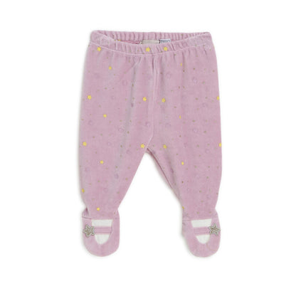 Chicco Girls Light Lilac Applique Smock with Legging