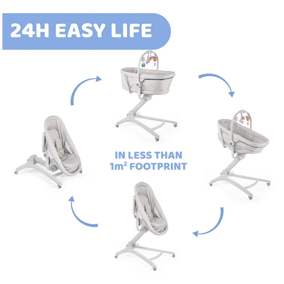 Chicco Baby Hug 4 in 1 Glacial