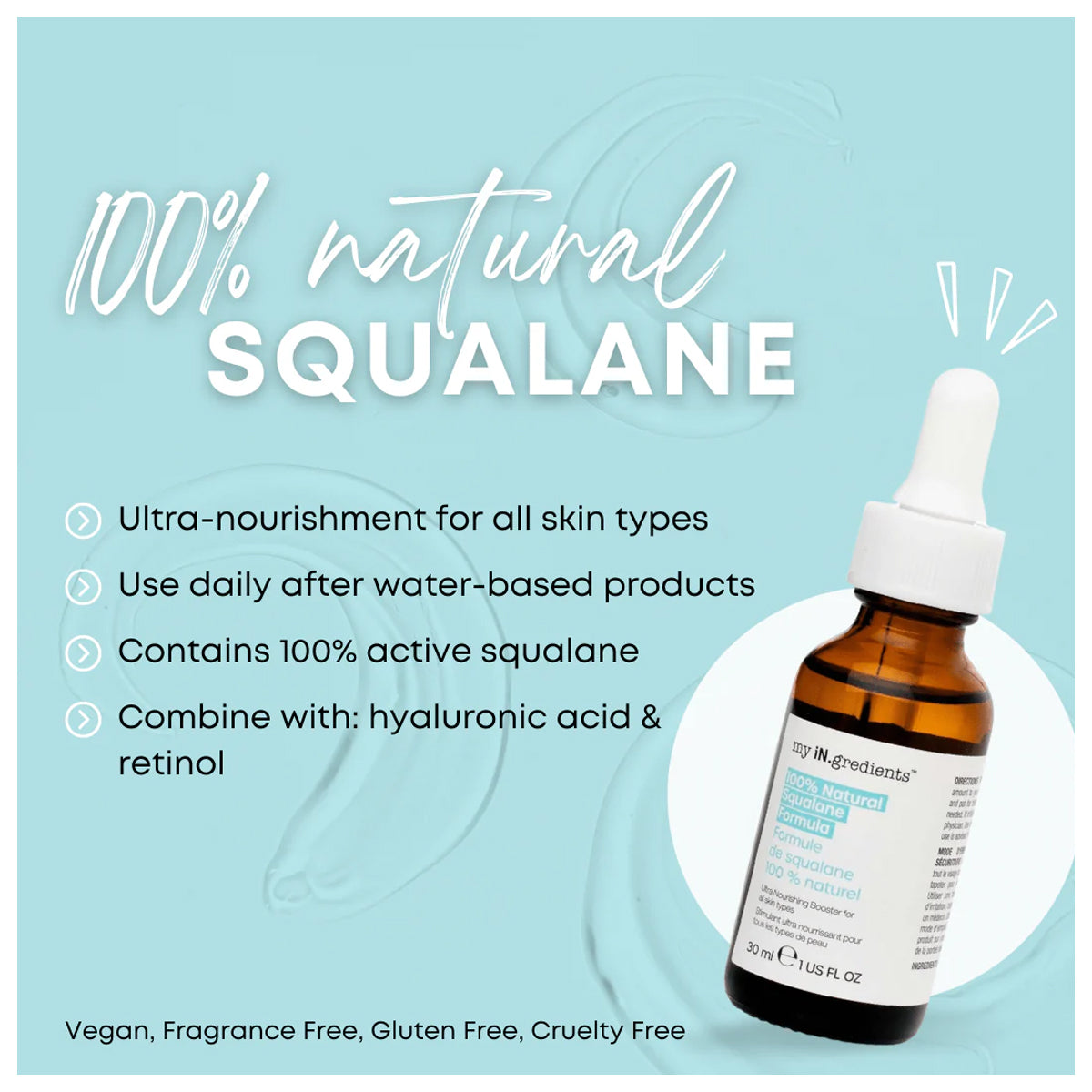My Ingredients Natural Squalane Solution 30ml My Ingredients Natural Squalane Solution 30ml