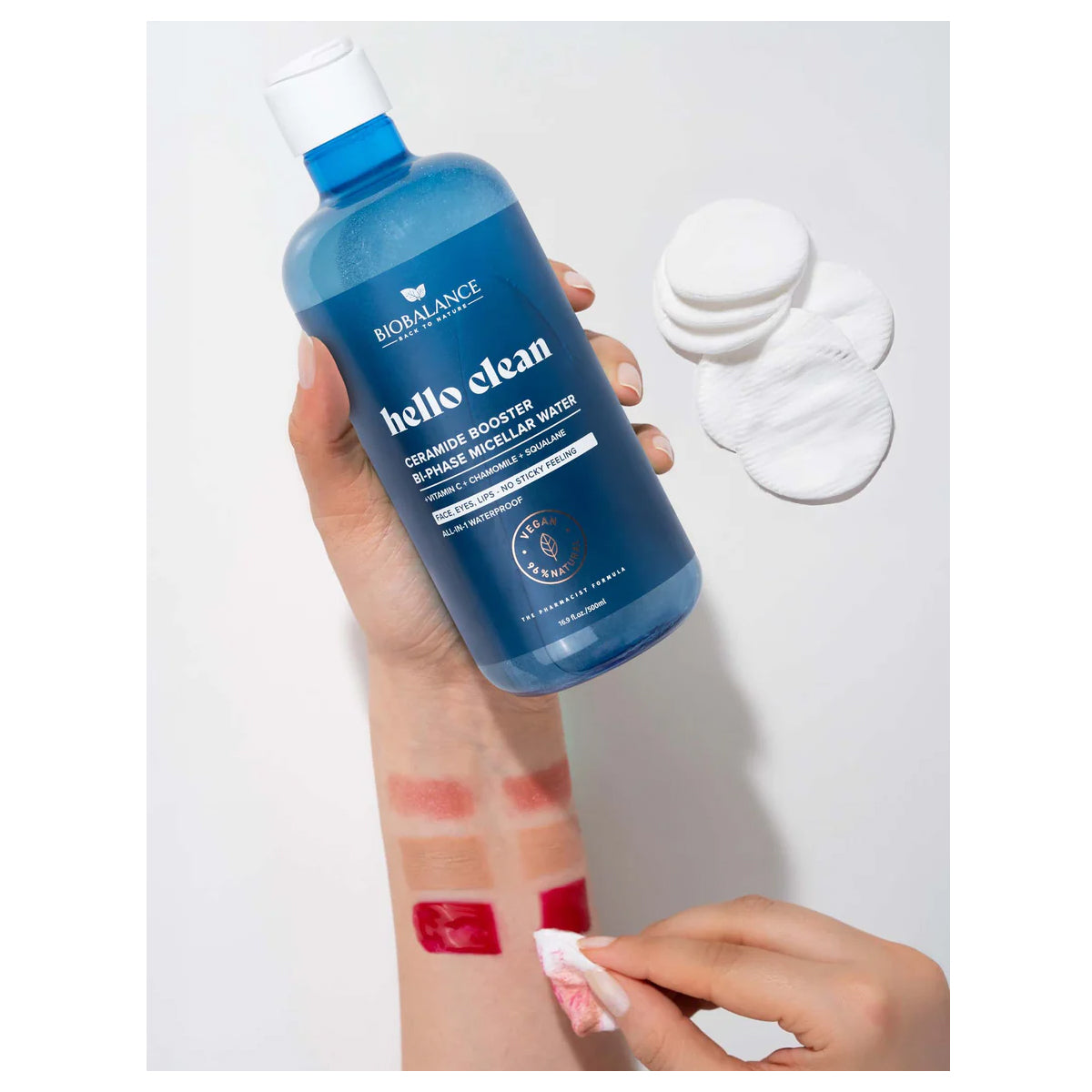 Bio Balance Hello Clean Ceramide Booster Bi-Phase Micellar Water 500ml