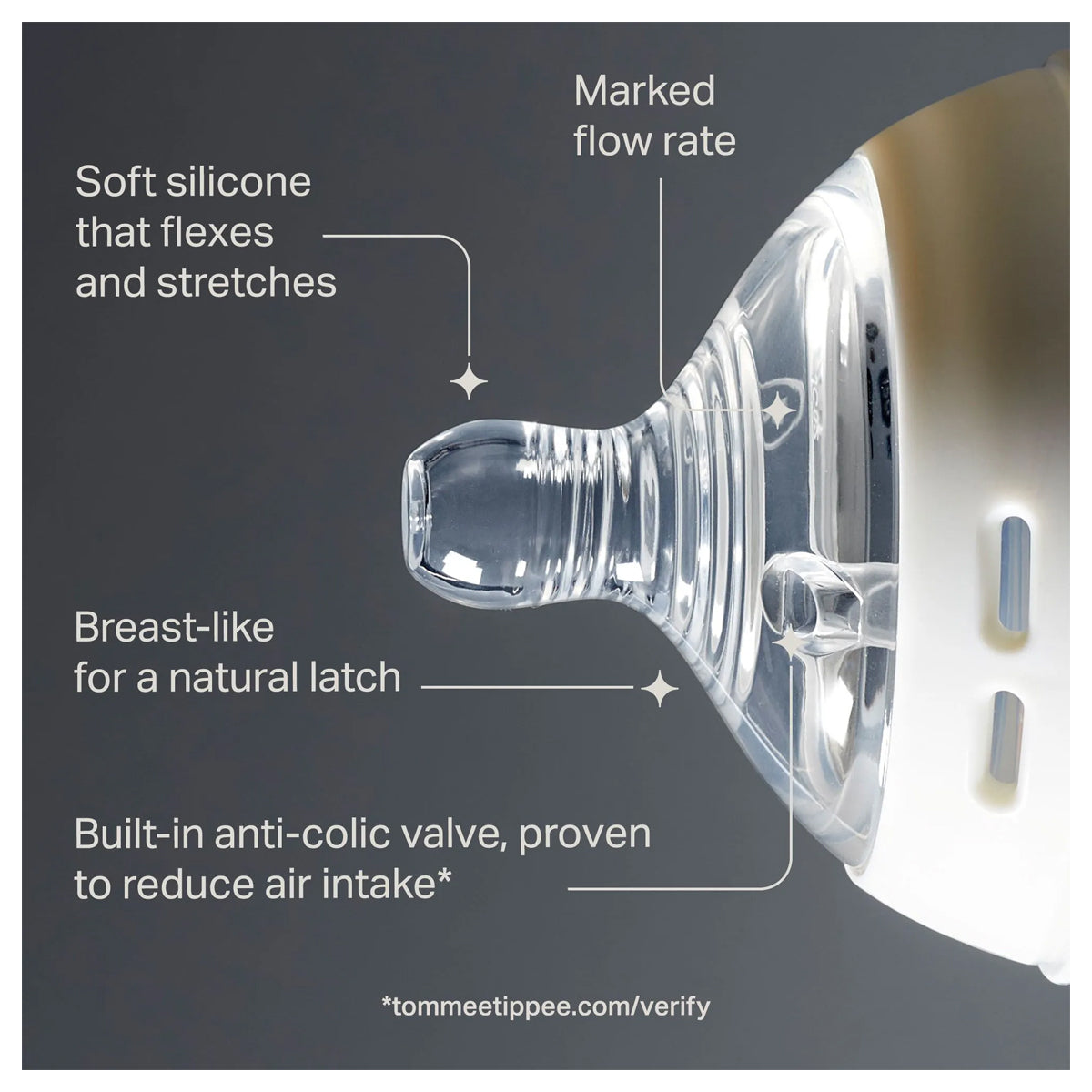 Tommee Tippee Natural Start 2X Slow Flow Teats