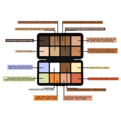 Forever52 Camouflage HD Palette 16 Color