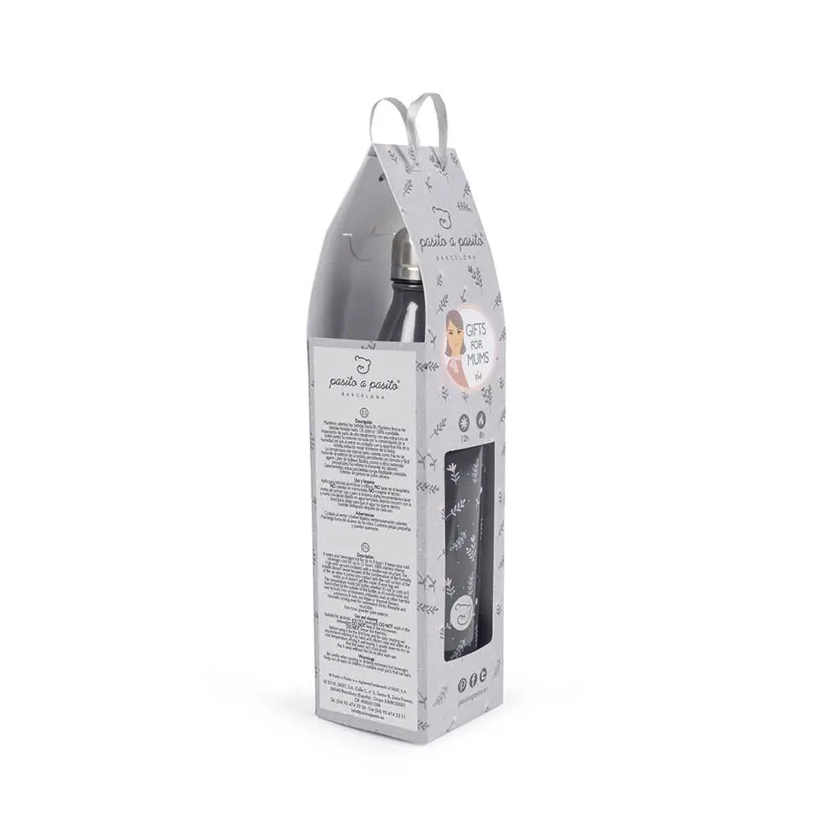 Pasito A Pasito Thermo Bottle Flower 500ml Pasito A Pasito Thermo Bottle Flower 500ml
