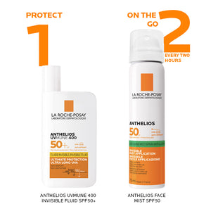La Roche-Posay Anthelios Invisible Sunscreen Face Mist SPF50 For All Skin Types 75ml