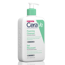 Load image into Gallery viewer, Cerave Foaming Cleanser for Normal to Oily Skin with Hyaluronic Acid 473Ml