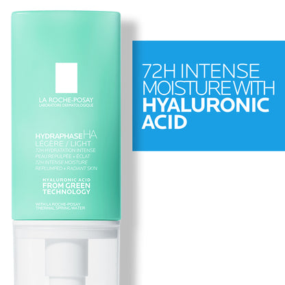 La Roche-Posay Hydraphase HA Light Moisturiser for Sensitive Skin 50ml + Free 2 Anthelios 3ml