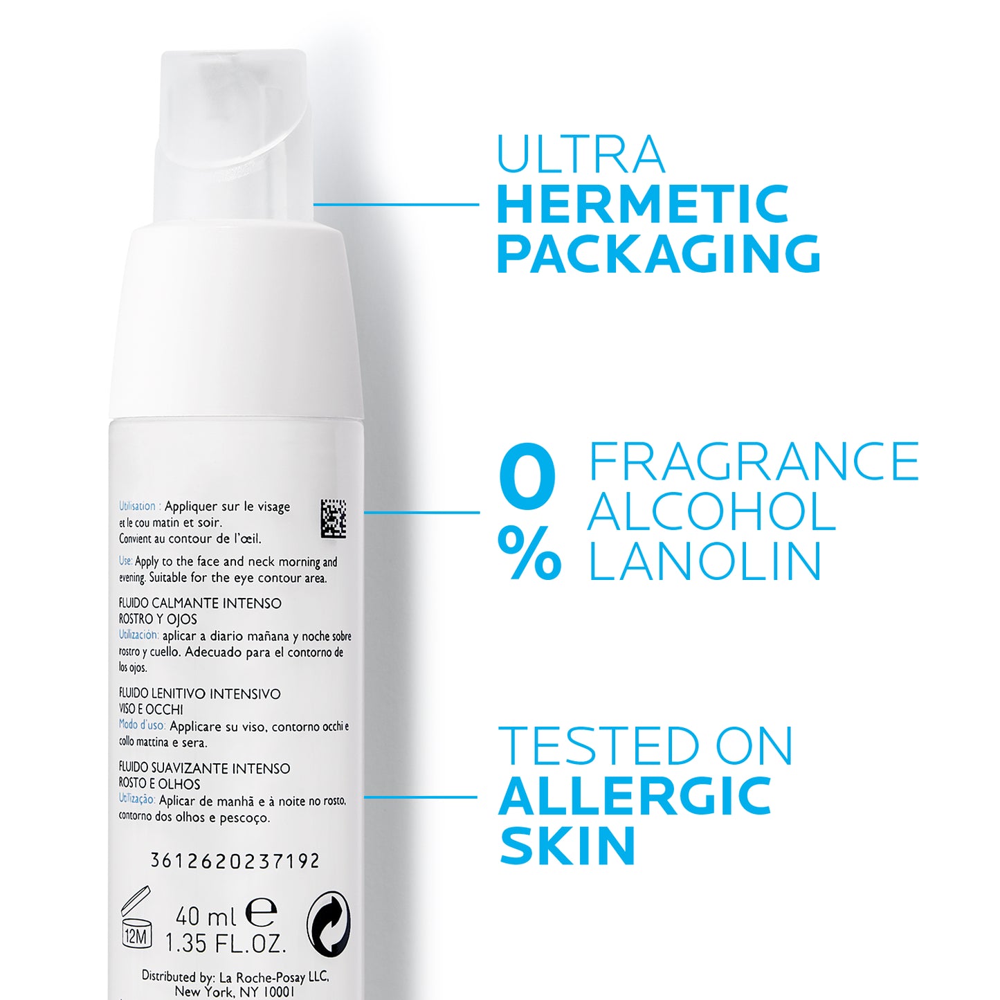 La Roche-Posay Toleriane Dermallergo Fluide Moisturizer for Sensitive Skin 40ml