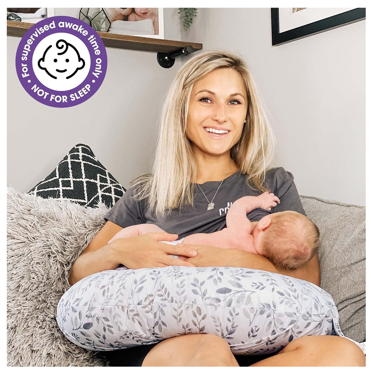 يدعم Chicco Boppy Support Original Leaf يدعم Chicco Boppy Support Original Leaf