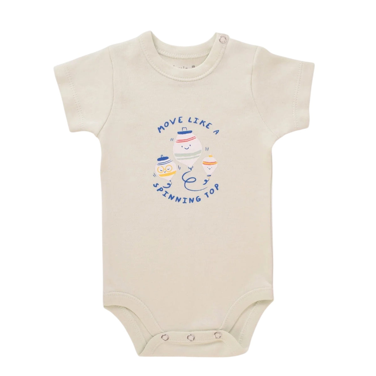 Junior Bodysuit Short Sleeve Spinning Top Junior Bodysuit Short Sleeve Spinning Top