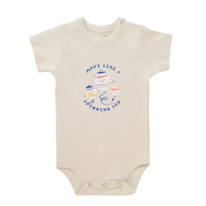 Junior Bodysuit Short Sleeve Spinning Top