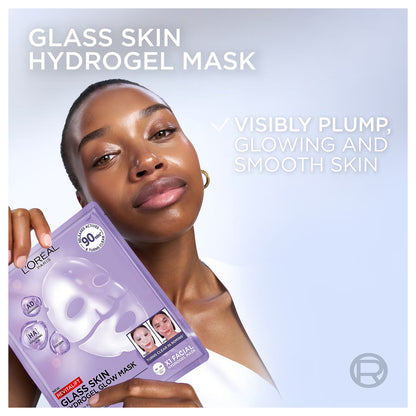 Loreal Paris Revitalift Filler Glass Skin Hydrogel Glow Mask Single Pack