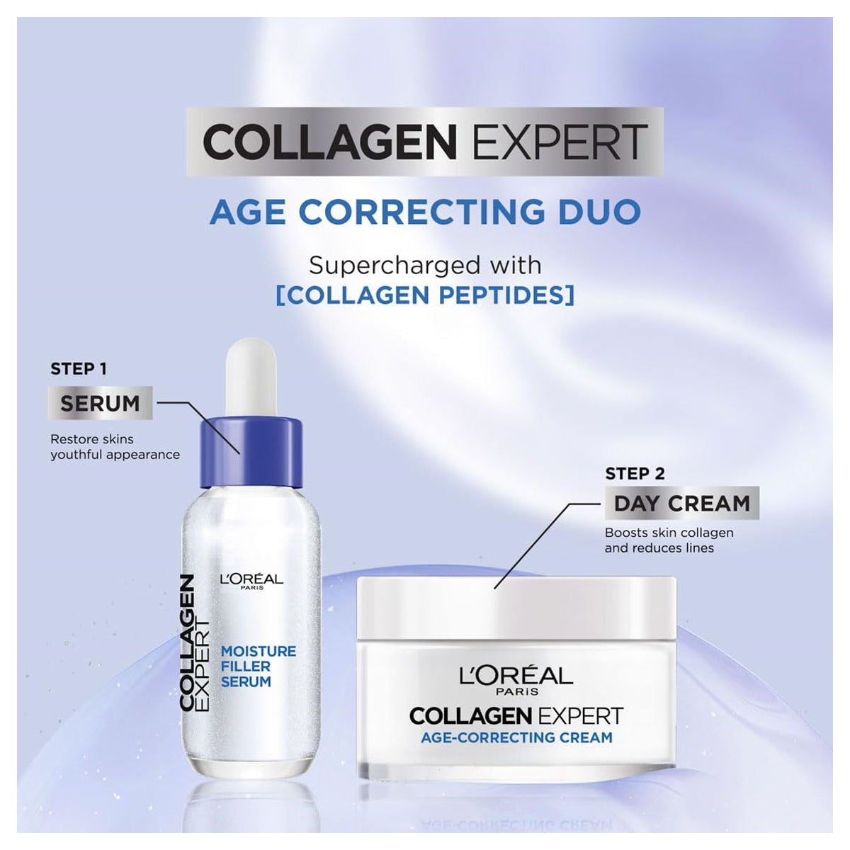 Loreal Paris Collagen Expert Anti-Aging & Firming Cream with Collagen + Peptides 50ml