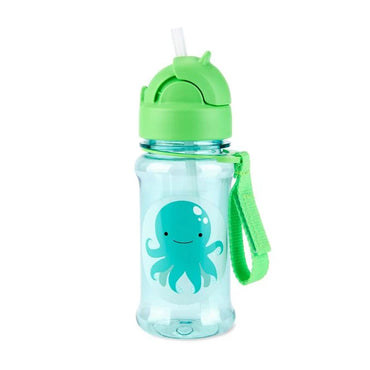 Skip Hop Zoo Tritan Renew Straw Water Bottle - Octopus