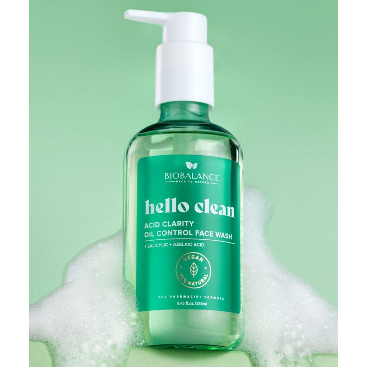 Bio Balance Hello Clean Acid Clarity Oil Control Face Wash 250ml Bio Balance Hello Clean Acid Clarity Oil Control Face Wash 250ml