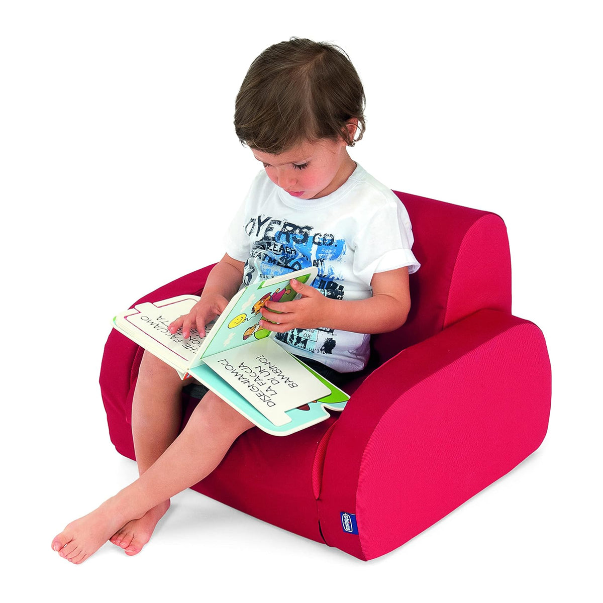 Chicco Padded Chair Twist Sofa Red Chicco Padded Chair Twist Sofa Red