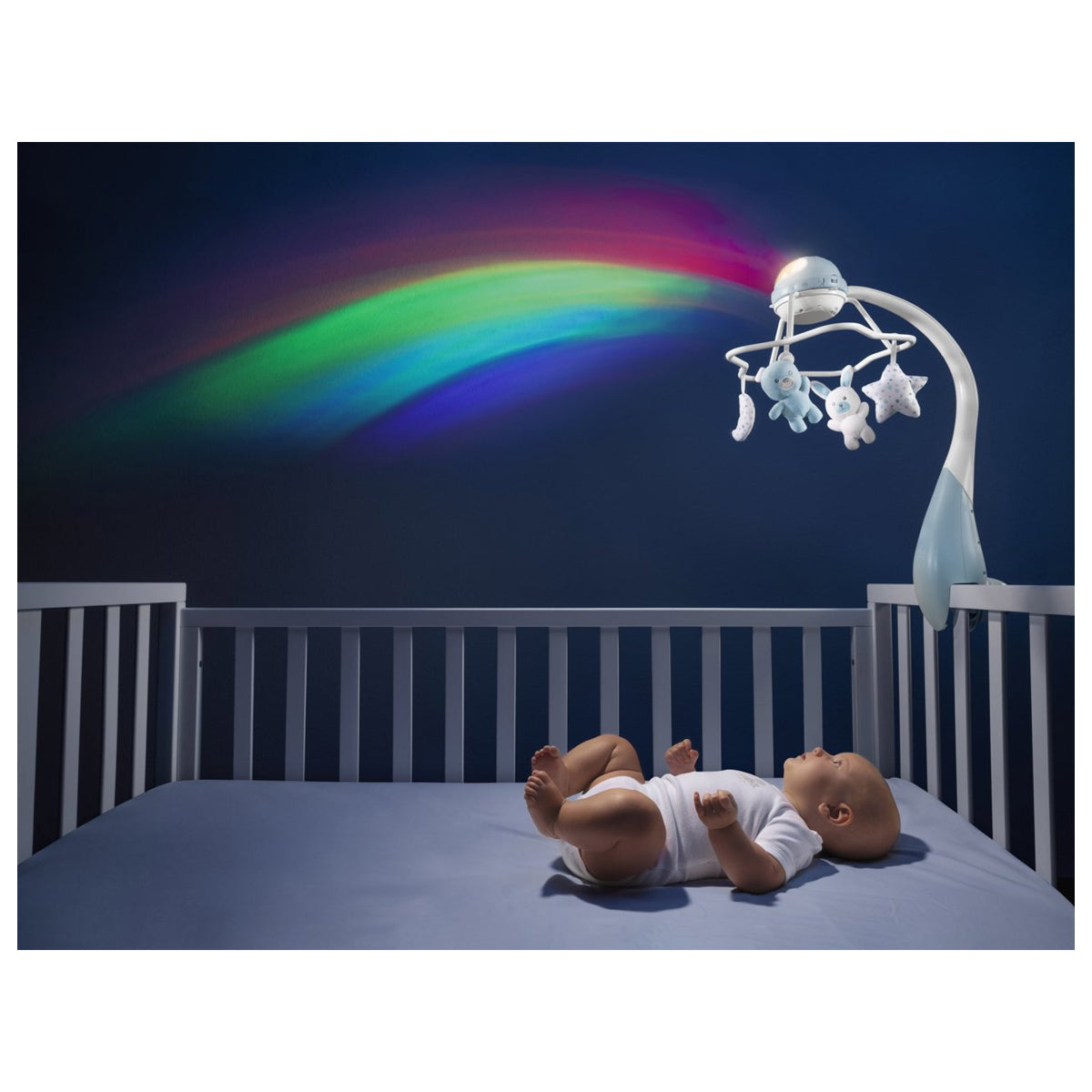 Chicco Toy FD Rainbow Cot Mobile Blue Chicco Toy FD Rainbow Cot Mobile Blue