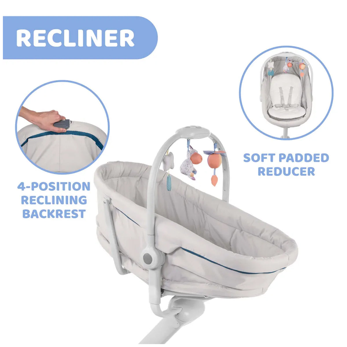 Chicco Baby Hug 4 in 1 Glacial