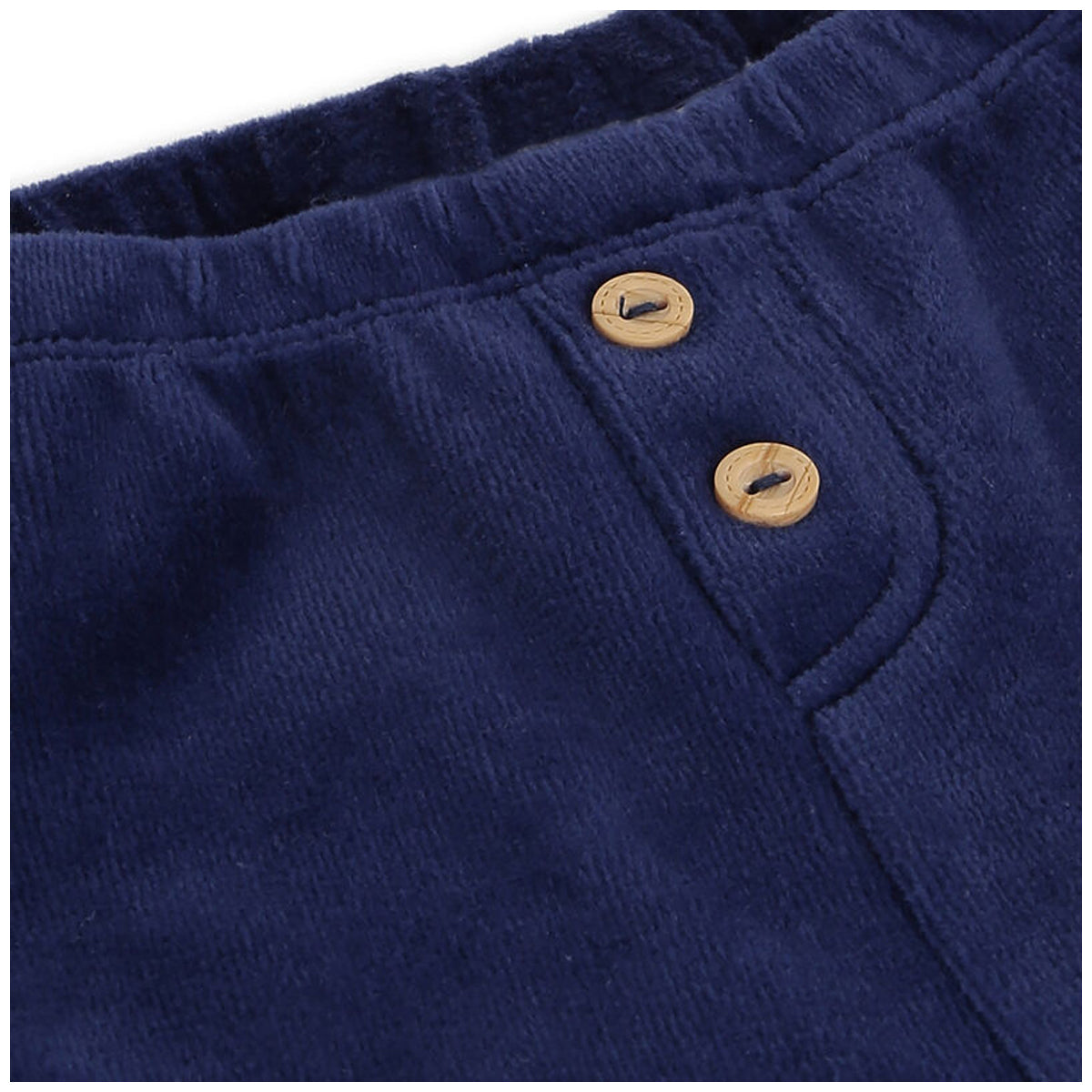Chicco Boys Dark Blue Applique Smock with Legging 6 Months