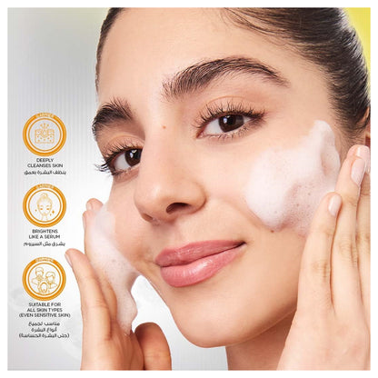 Garnier Skinactive Fast Bright Vitamin C Serum Cleanser Face Wash 100ml