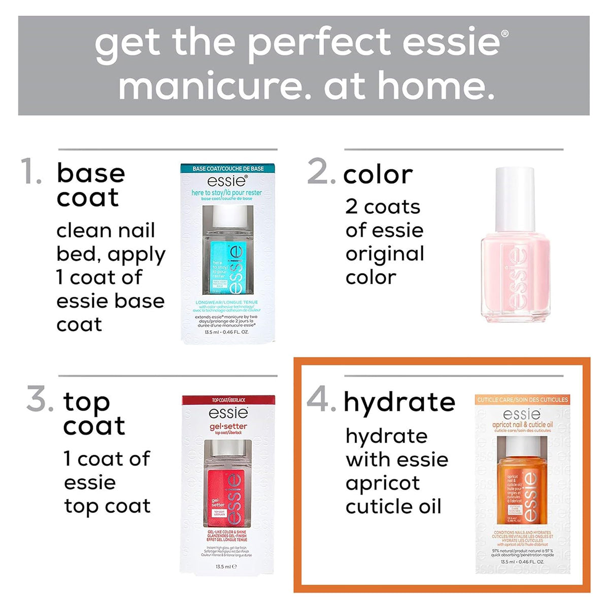 Essie Apricot Cuticle Oil 13.5ml Essie Apricot Cuticle Oil 13.5ml