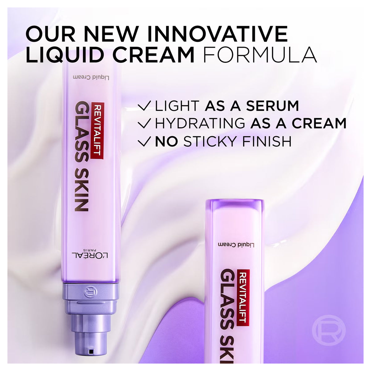 Loreal Paris Revitalift Filler Glass Skin Liquid Cream 50ml