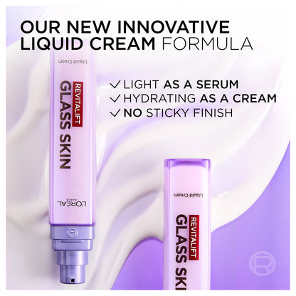 Loreal Paris Revitalift Filler Glass Skin Liquid Cream 50ml