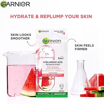 Garnier Hyaluronic Acid Detox Ampoule Sheet Mask