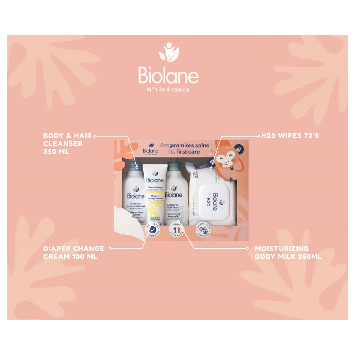 Biolane Baby Basic Care Kit 4Pcs