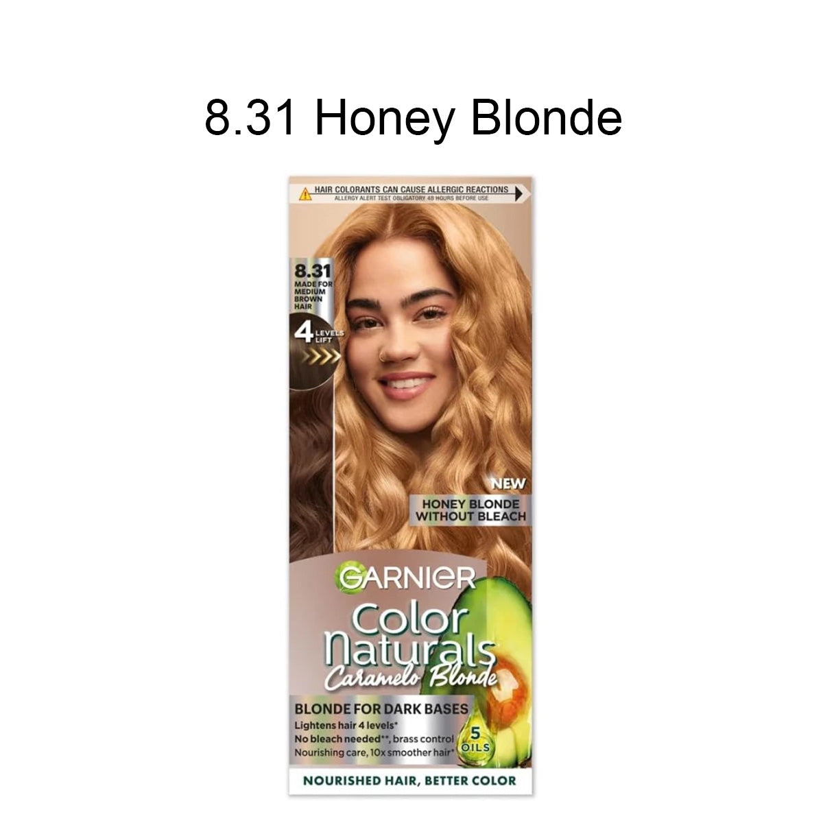 Garnier Color Naturals Caramelo Blonde Hair Color – Blonde for Dark Bases