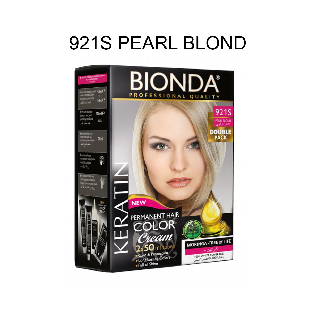 Bionda Professional Double Pack Permanent Hair Color Cream 2X50ml