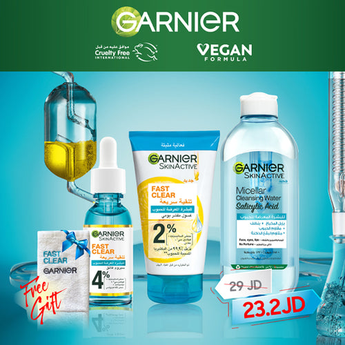GARNIER ACNE BUNDLES + FREE TOWEL 05